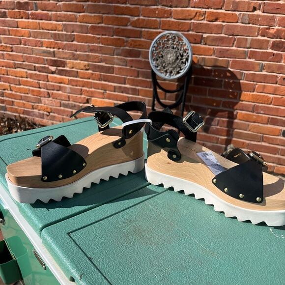 Stella McCartney Elyse Wedge Platform Sandals NWT - Picture 7 of 12